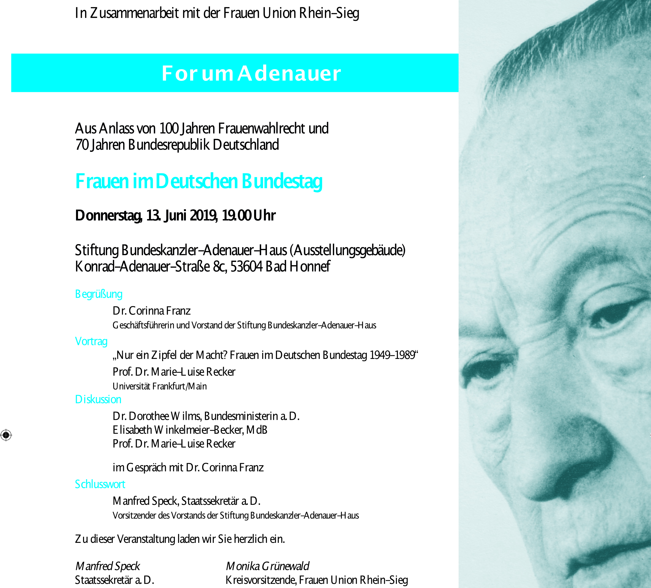 Stiftung Bundeskanzler Adenauer Haus In Zusammenarbeit Mit Der