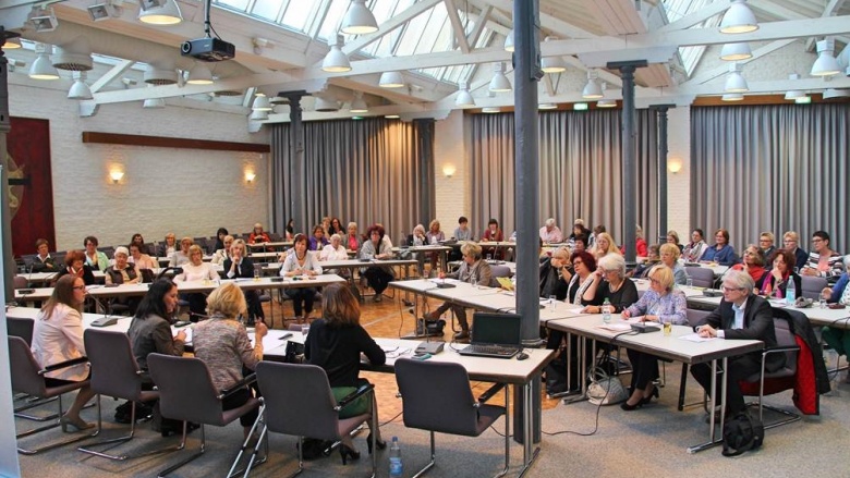 Kreisdelegiertenversammlung der Frauen Union Rhein-Sieg mit Vorstandsneuwahlen am 4. April 2017 in der Hennefer Meys-Fabrik.