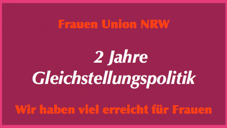 Erfolgreiche Politik für Frauen