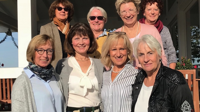 Mit einem tollen Besuch: Katja Kröger (li.) bei unserem Vorstandstreffen Mit einem tollen Besuch: Katja Kröger (li.) bei unserem Vorstandstreffen