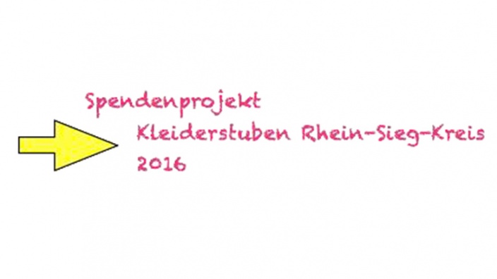 Spendenprojekt Kleiderstuben Rhein-Sieg-Kreis 2016