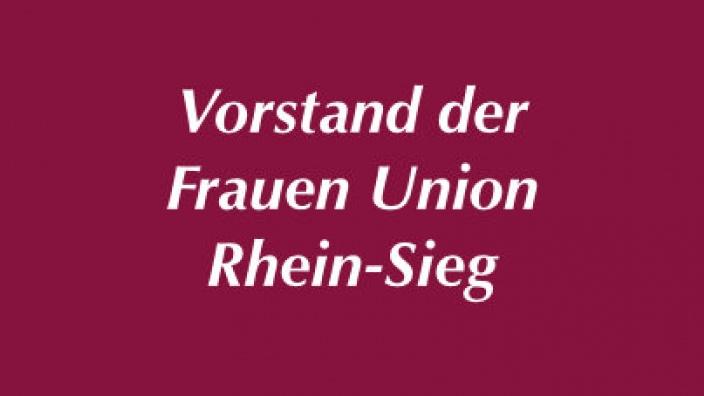 Vorstand der Frauen-Union der CDU des Rhein-Sieg-Kreises