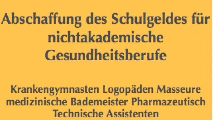 Richtiger Schritt: 70% des Schulgeldes staatlich finanziert!