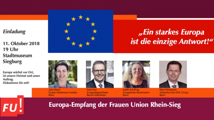 Einladung: Europa-Empfang im Siegburger Stadtmuseum