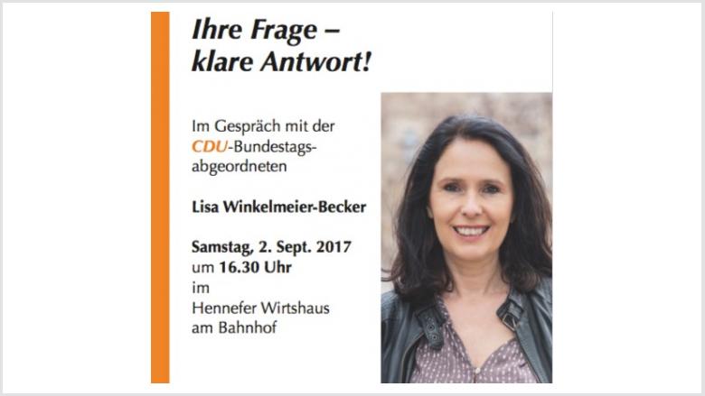 Ihre Frage - klare Antwort! Im Gespräch mit Lisa Winkelmeier-Becker