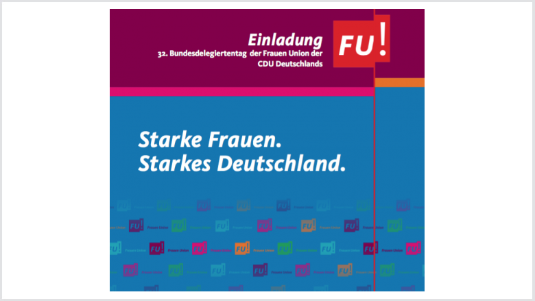 Bundesdelegiertentag der Frauen Union Deutschland in Braunschweig