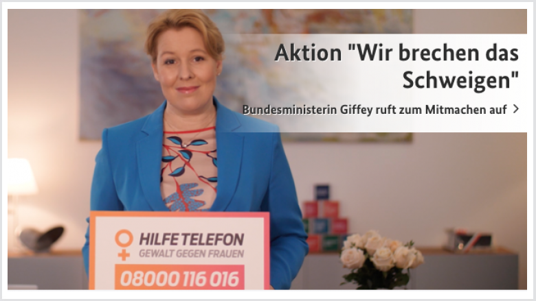 Hilfetelefon für Frauen in Not: jeden Tag rund um die Uhr erreichbar!