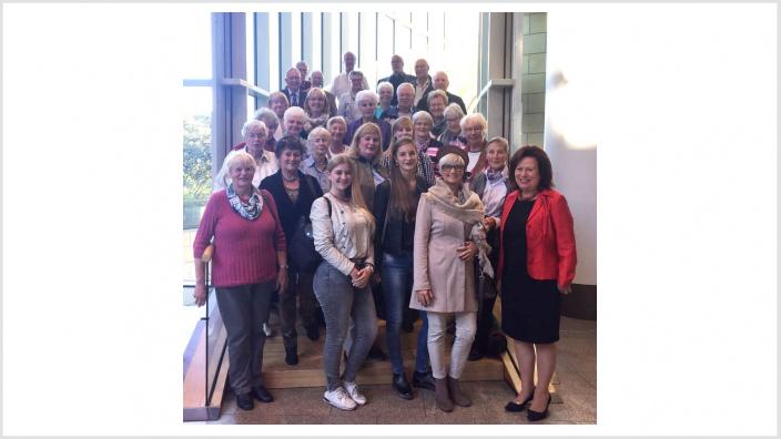 Abschiedsbesuch beim Landtag in Düsseldorf