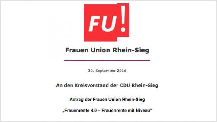 FU An den Kreisvorstand