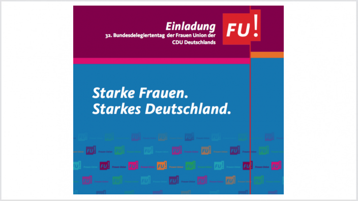 Bundesdelegiertentag der Frauen Union Deutschland in Braunschweig