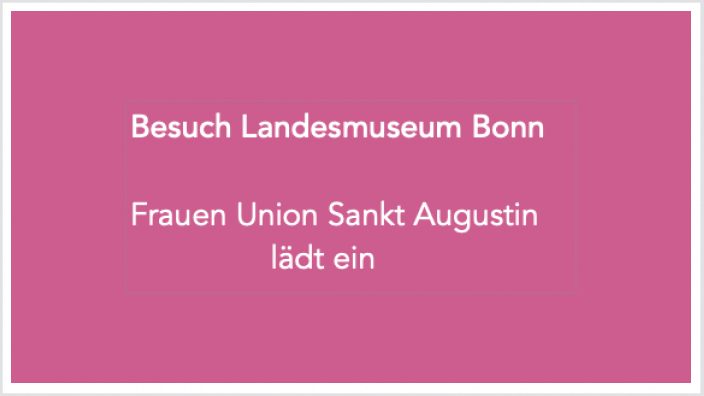 Landesmuseum Bonn, Dauerausstellung: Herzliche Einladung