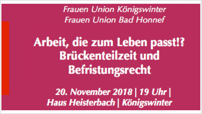 Informationsveranstaltung im Haus Heisterbach: Ebba Herfs-Röttgen, Fachanwältin für Arbeitsrecht, informiert.