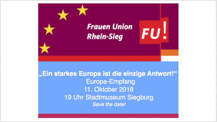 Einladung! Termin vormerken...