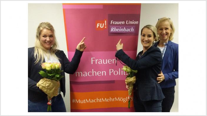 Jessica Thielen ist neue Vorsitzende der FU Rheinbach, ihre Stellvertreterin Bettina Mömesheim