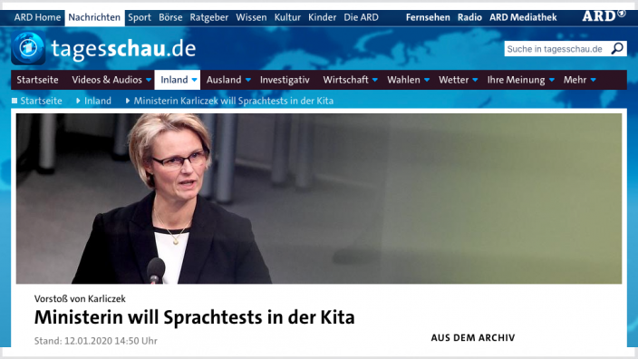 Bildungsministerin Anja Karliczek für Sprachtests in Kitas