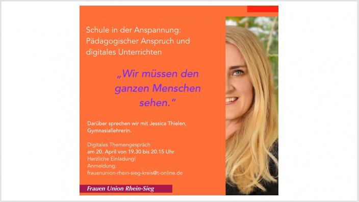 Schule im Blick: Themengespräch mit Jessica Thielen