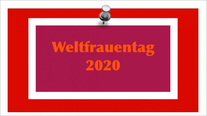 Am 8. März 2020 ist der Internationale Weltfrauentag. Aktionen der Frauen Union 